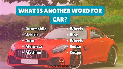 synonyms for car|another way to say car.